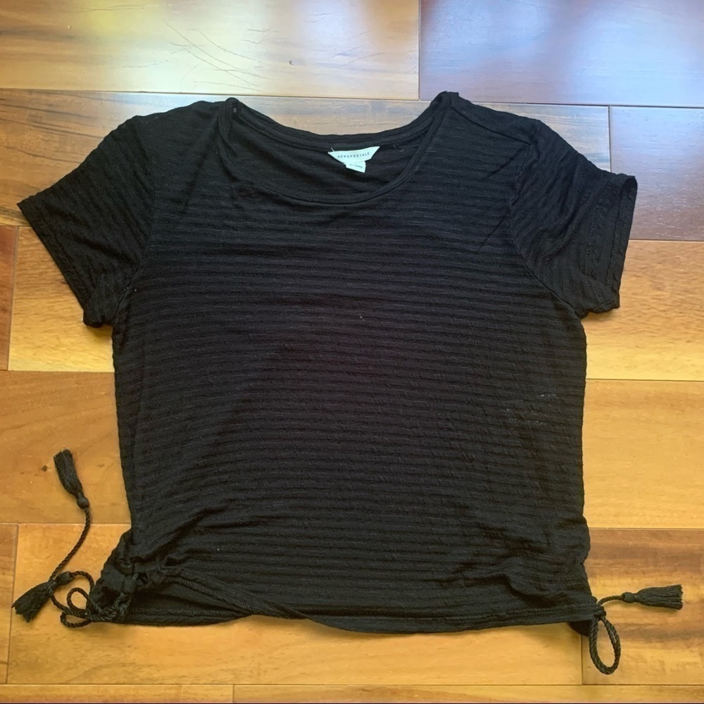 Aeropostale Flowy Transparent Top